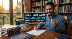 كاتب يوقع عقداً بعد اختيار دار النشر المناسبة لطباعة وتوزيع كتابه.